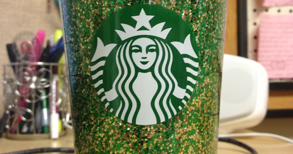 tumbler glitter Glitter Couture: DIY: Starbucks Campus Tumbler