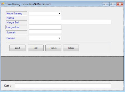 Memunculkan Item Database di ComboBox - VB .Net