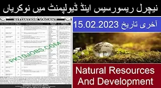 Natural Resources And Development 2023 Jobs - Pakistan Jobs