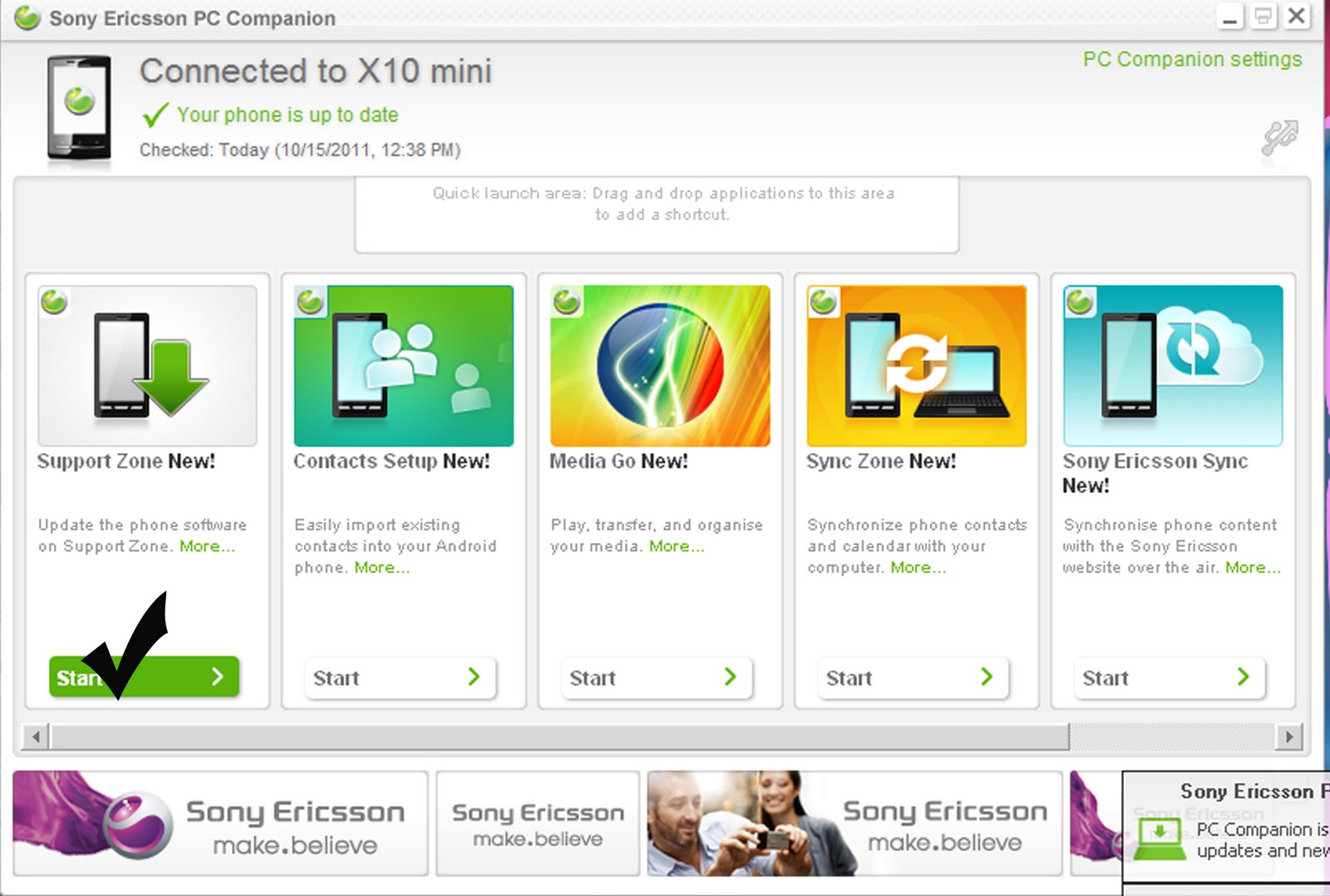sony xperia tipo pc companion for windows 7