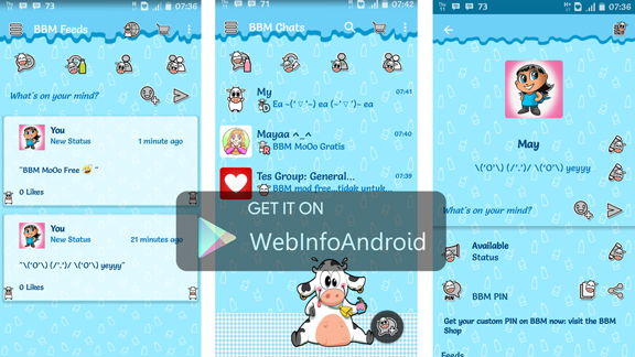 Kumpulan BBM MOD Tema Keren Versi 2.12.0.9 Terbaru dan Terupdate