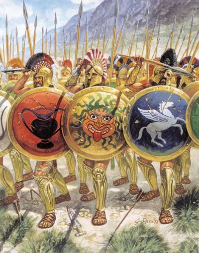 Hoplites spartiates