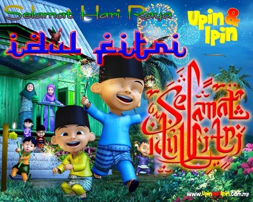 petualangan daisuki kecil Upin  Ipin  Mengucapkan Selamat 