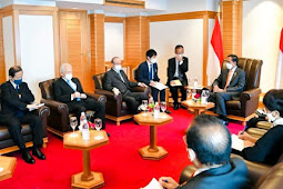 Bertemu Presiden Japan-Indonesia Association, Jokwi Bahas Kerja Sama SDM 