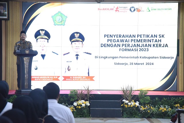 Gus Muhdlor Yakin Inovasi Pemkab Sidoarjo Terbitkan SK PPPK Digital Jadi Percontohan Nasional