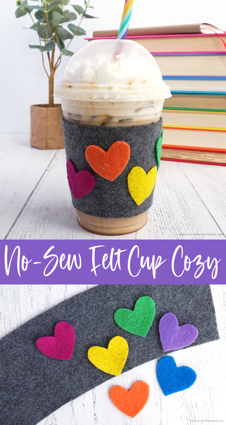 No-Sew Felt Cup Cozy