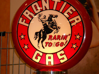 old gas pump sign