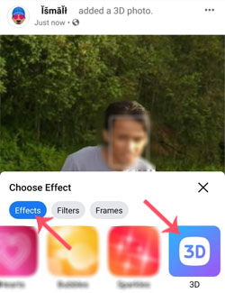 Cara Membuat Postingan Foto Biasa Jadi Foto 3D Di Facebook