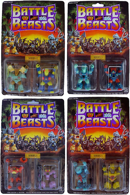 Hasbro's Battle Beasts Carded Figures