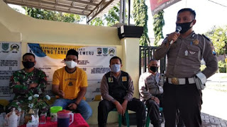 Sosialisasi New Normal Oleh Tim POP Polres Probolinggo Kota Di KTS Kadarsih