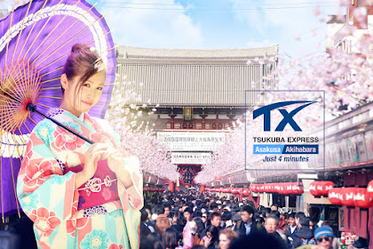 # Japan Transportation ♪Just 4-min from Asakusa to Akihabara by TSUKUBA EXPRESS (TX) ! Let's check out THINGS TO DO and PLACE TO GO in these two spots!!