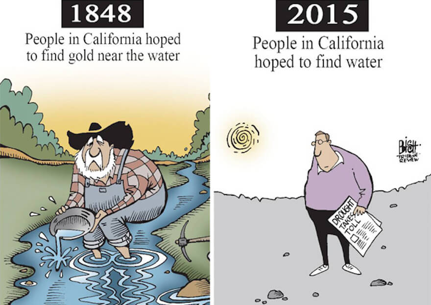 21 Then And Now Illustrations That Show The World Has Changed For The Worse