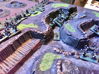 More German infantry threaten the British right flank