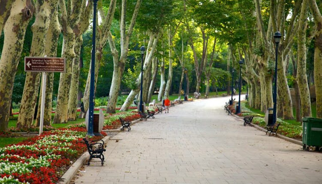 حديقة ماتشكا في ماتشكا اسطنبول تركيا