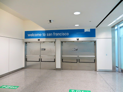 Il benvenuto dell'Aeroporto Internazionale di San Francisco