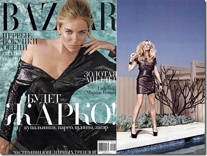 Sienna Miller na Harper's Bazaar