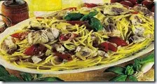 Spaghetti con pesce ombrina