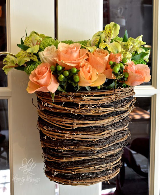 Lovely Livings-Hanging Flower Basket-From My Front Porch To Yours-Treasure Hunt Thursday