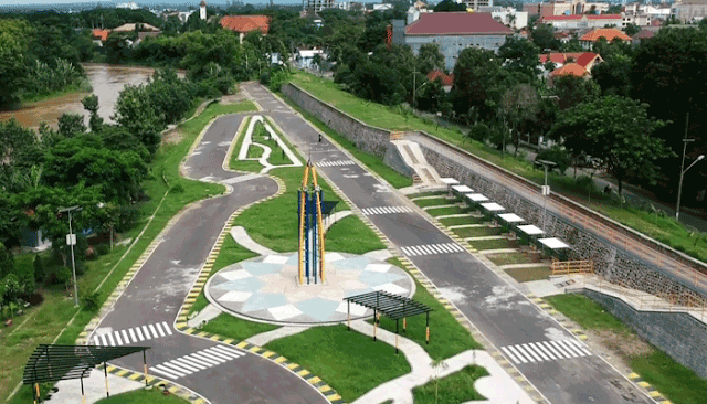 Bantaran kali kota madiun