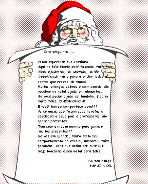 Cantinho da Profe Adri ♥ ♥ ♥: ♥ Carta do Papai Noel