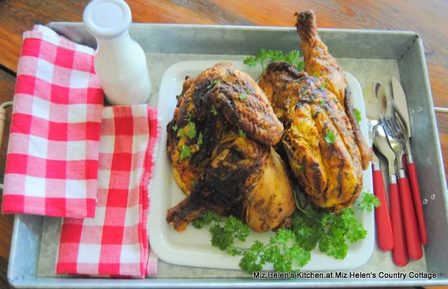 Grilled Chicken with Alabama White Sauce at Miz Helen's Country Cottage