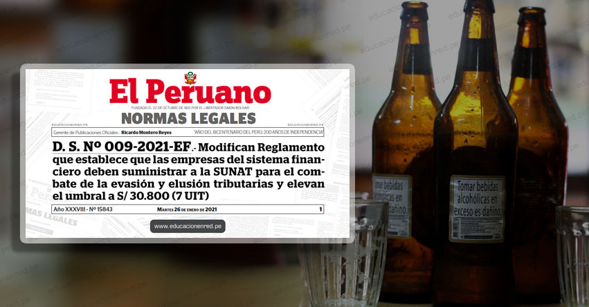 Elevan Impuesto Selectivo al Consumo para cervezas, cigarrillos, pisco y otras bebidas (R. M. N° 035-2021-EF/15)