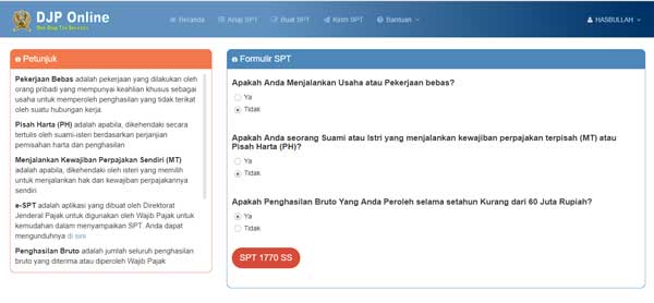 menjawab pertanyaan pada laporan spt tahunan