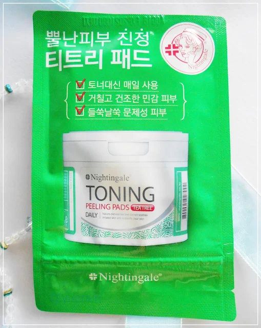 Nightingale Toning Peeling Pads Tea Tree