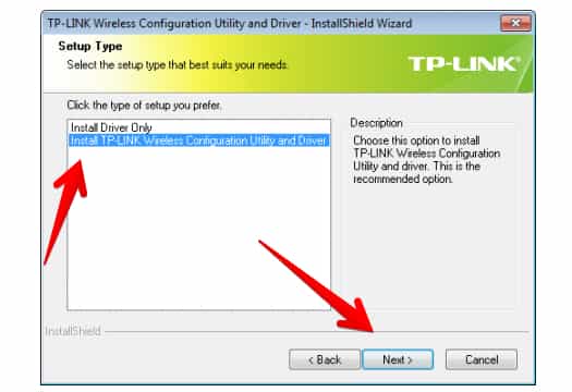 Install TPLINK Wireless Configuration Utility and Driver