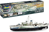 Revell 1/72 Flower Class Corvette - Technik (00451) English Color Guide & Paint Conversion Chart