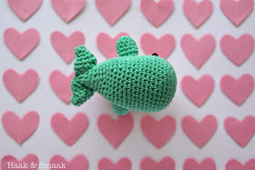 crochet whale rattle