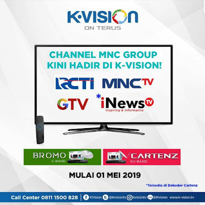 Frekuensi Transponder MNC Group k vision