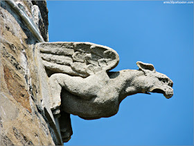 Gárgola en el Castillo Medieval Hammond, Gloucester