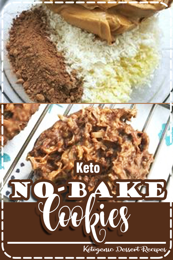 These Chocolate & Peanut Butter Keto No Bake Cookies are my new go-to guilt-free treat. They're super easy to whip up (no cooking required) and you only need 5 simple real food ingredients. #chocolate #peanut #utter #keto #nobake #cookies #guiltfree #dessert #recipe #recipes