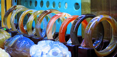 Jade Bangles of different colors
