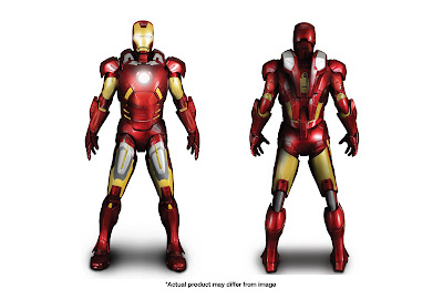 Play Imaginative Super Alloy 1/6 Scale Iron Man Mk VII Diecast Figure with Hall of Armor