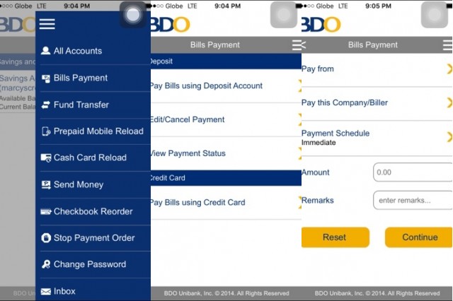 How to Pay Bills through the BDO Mobile App