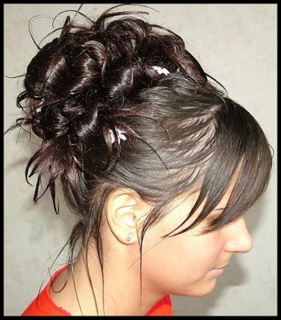 simple updo for long hair