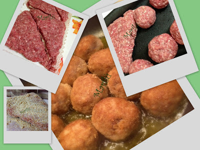 tramezzini e polpette di carne secondo di carne