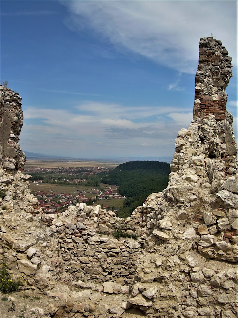 Widok z zamku w Rasnovie