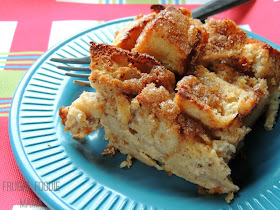 This simple & delicious Cinnamon-Sugar English Muffin Casserole can be made the night before making it the perfect breakfast for your holiday morning.