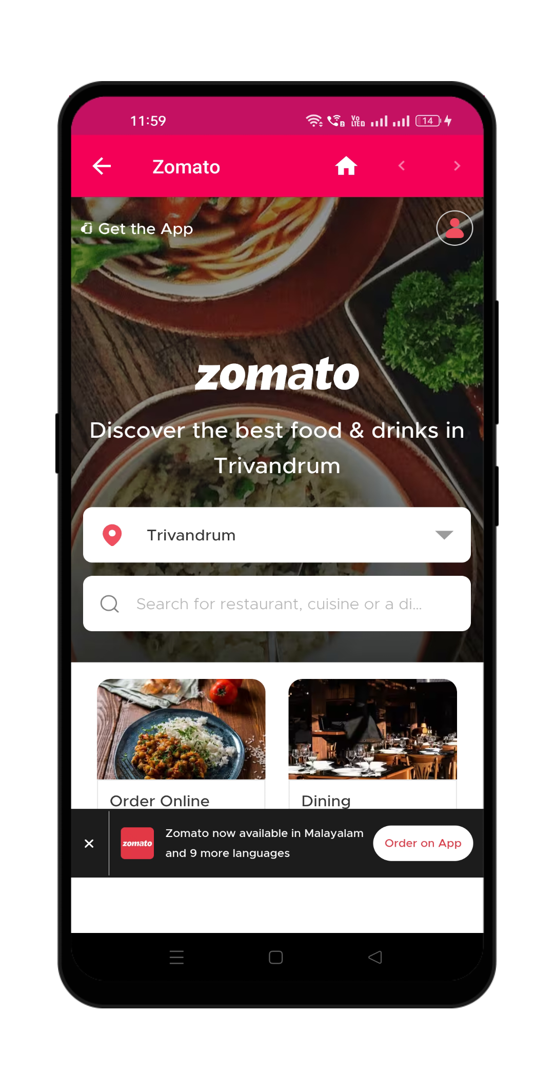 Order Food Online