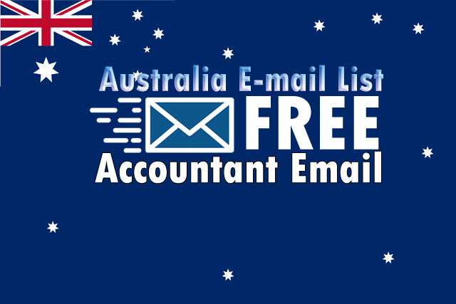 Free Australia Accountant Email List Database