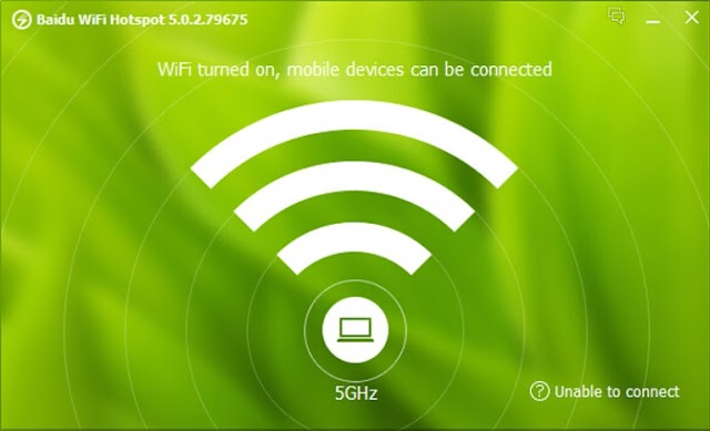 تحميل برنامج عمل نقطة اتصال واي فاي Baidu WiFi Hotspot