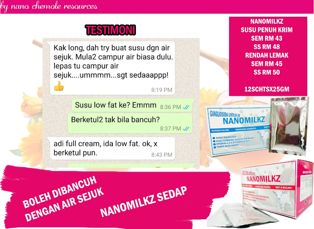 Testimoni NanoMilkz