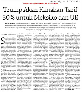 Setelah jeda beberapa bulan eskalasi perang dagang mulai panas lagi nih