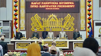 DPRD Pringsewu Rapat Paripurna Istimewa HUT ke-15 Kabupaten Pringsewu