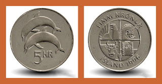 I8 ICELAND 5 KRONUR COIN UNC (1996-2008) 