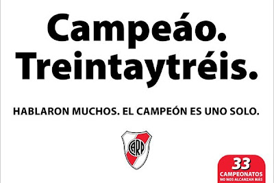 afiche river campeon