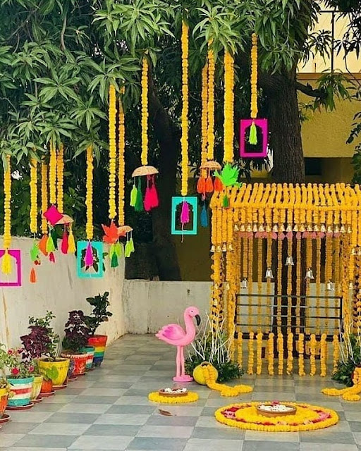 Homemade Mehndi Function Latest Decoration Ideas at Home